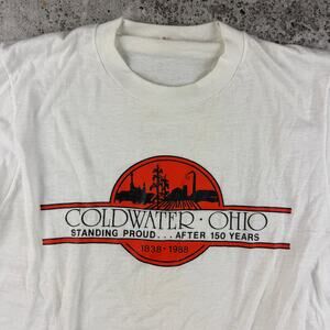 Vintage 1988 Coldwater Ohio Standing Proud Shirt Size Small